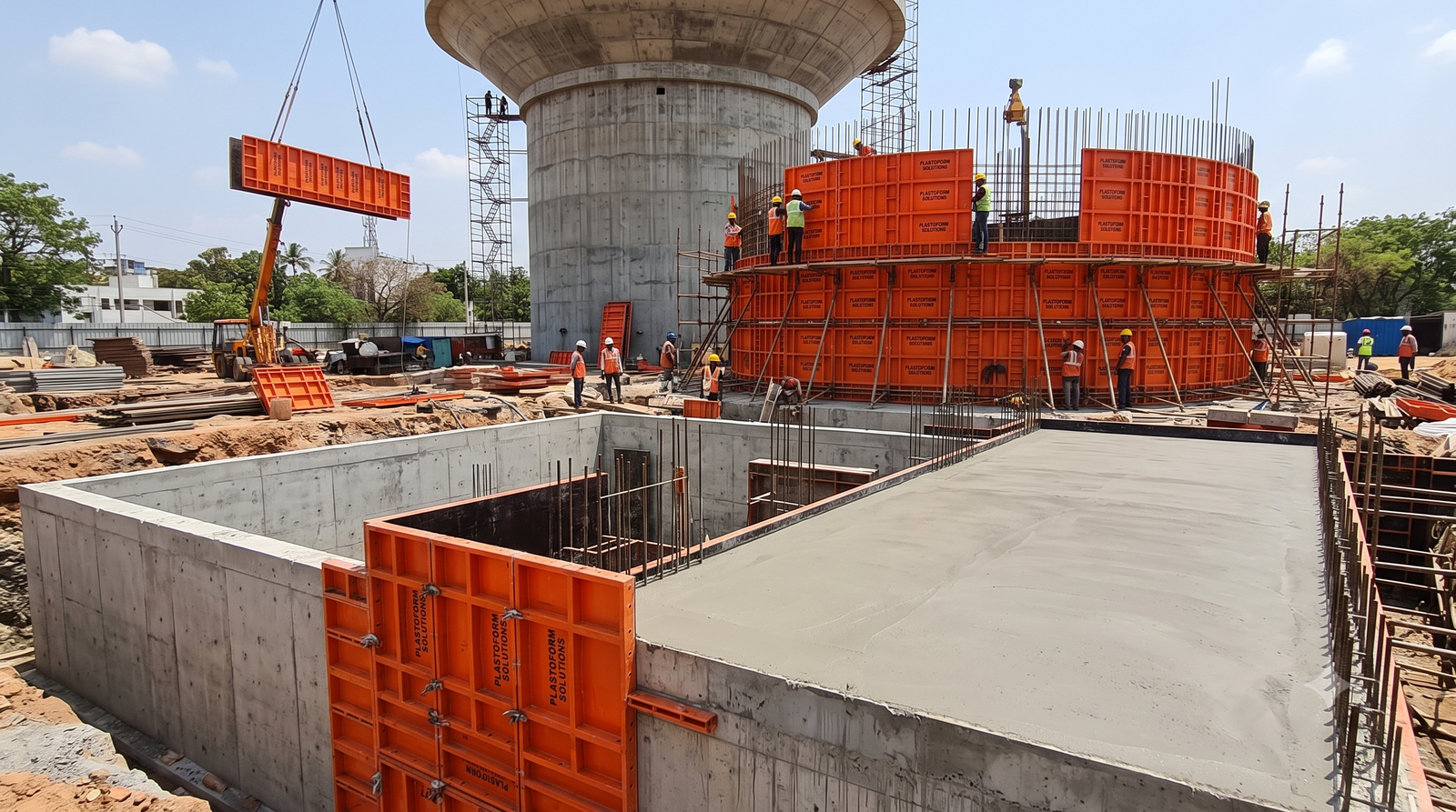 Plastoform ESR and water tank formwork